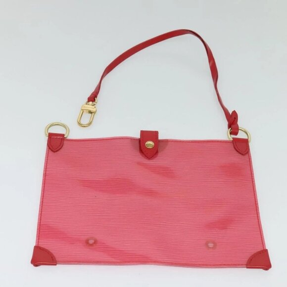 LOUIS VUITTON Epi Plage Via Hand Bag Vinyl Red Grenadine - Picture 9 of 16